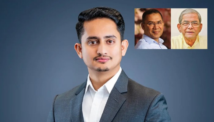 তারেক রহমান ও মির্জা ফখরুলকে ট্যাগ করে ​ফেসবুকে সারজিসের পোস্ট