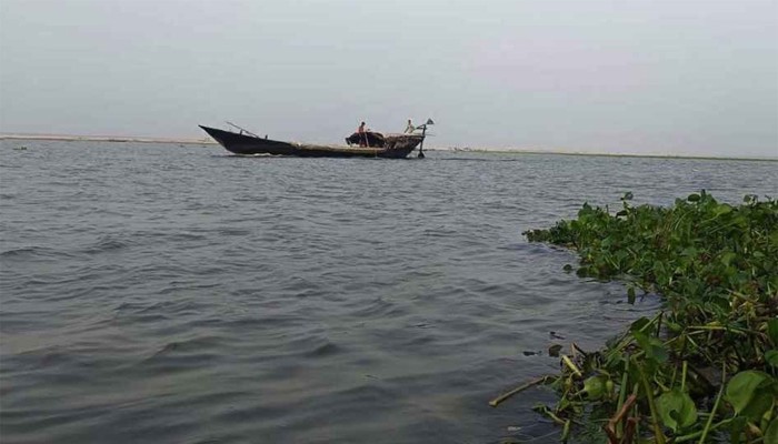 ​পদ্মার পানি বিপৎসীমা ছুঁই ছুঁই, আতঙ্কে চরবাসী