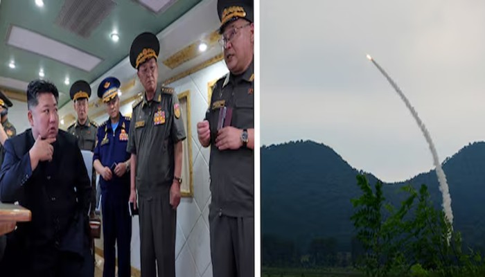 ​নতুন দুটি ক্ষেপণাস্ত্র পরীক্ষা চালাল উত্তর কোরিয়া, তদারকি করলেন কিম