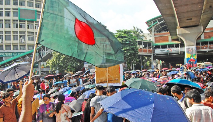 ​শাহবাগ অবরোধ বুয়েট শিক্ষার্থীদের