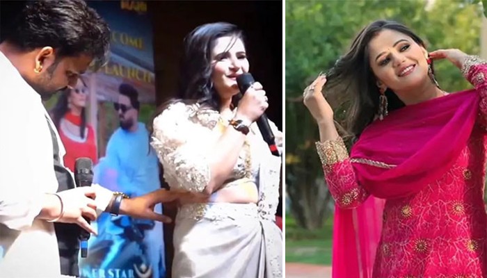 ​অভিনেত্রীর স্পর্শকাতর জায়গায় হাত, অতঃপর...