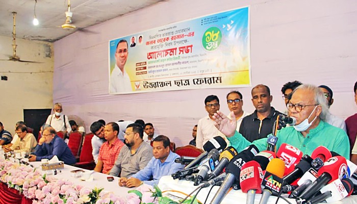 ​আ. লীগের রক্ষাকবচ হিসেবে কাজ করেছে জাতীয় পার্টি: রিজভী