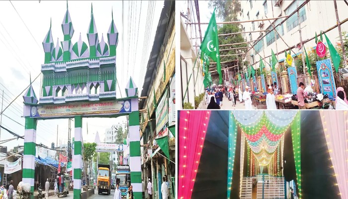 চট্টগ্রাম নগরজুড়ে চলছে দৃষ্টিনন্দন সাজসজ্জা