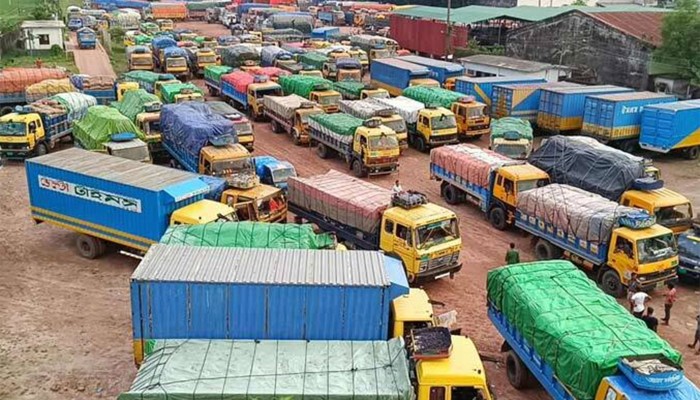 তিন মাসে ৩১২৫ টন পণ্য ভারতে পাঠানো হয়েছে