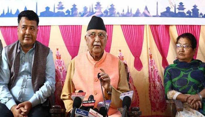 প্রকাশ্যে নেপালের ক্ষমতাচ্যুত প্রধানমন্ত্রী