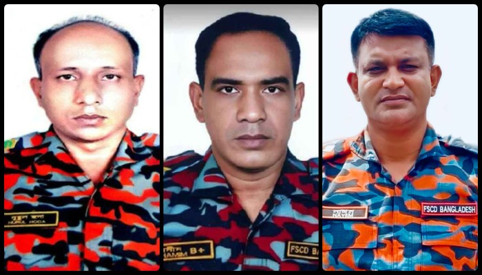 ​অগ্নিকাণ্ডে ৩ ফায়ার ফাইটারসহ ৪ জনের মৃত্যুতে প্রধান উপদেষ্টার শোক