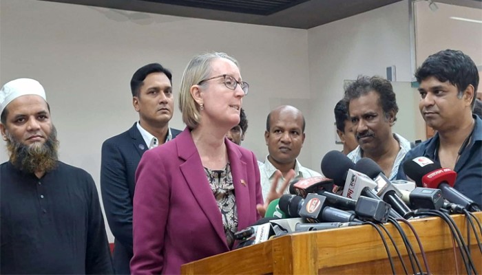 ​শান্তিপূর্ণ নির্বাচনে সহায়তা করতে চায় যুক্তরাজ্য: সারাহ কুক