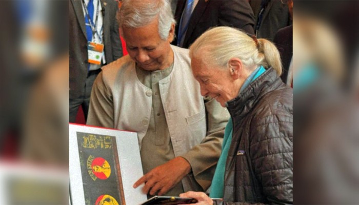 ​বিশ্বখ্যাত প্রাণিবিজ্ঞানী ড. জেন গুডলের মৃত্যুতে প্রধান উপদেষ্টার শোক