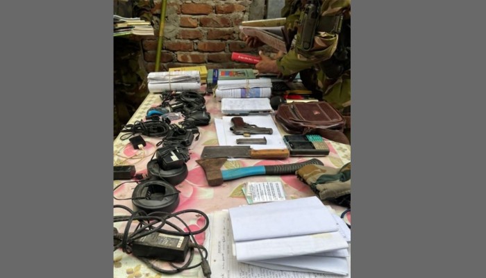 ​ইউপিডিএফের গোপন আস্তানায় সেনা অভিযান, অস্ত্র-গুলি উদ্ধার