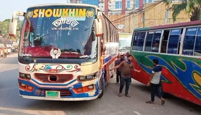 ​ঢাকা-ময়মনসিংহ মহাসড়কে বাস চলাচল শুরু