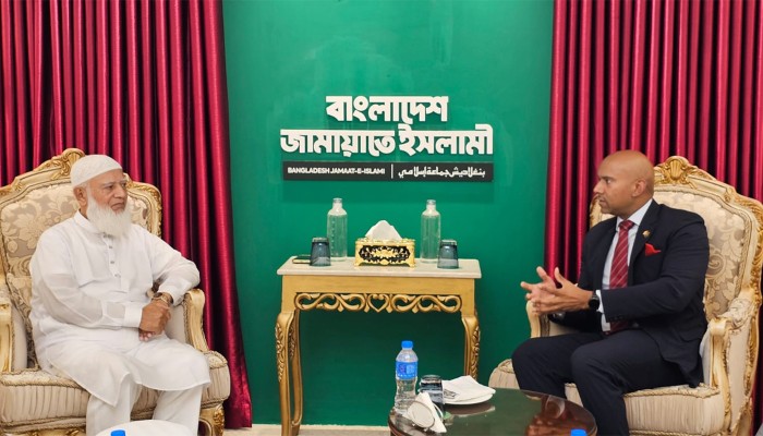 ​জামায়াত আমিরের সঙ্গে কানাডিয়ান হাইকমিশনারের সাক্ষাৎ