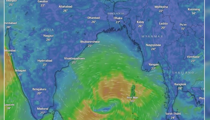 ​ধেয়ে আসছে ঘূর্ণিঝড় ‘মন্থা’, আঘাত হানতে পারে যেসব অঞ্চলে