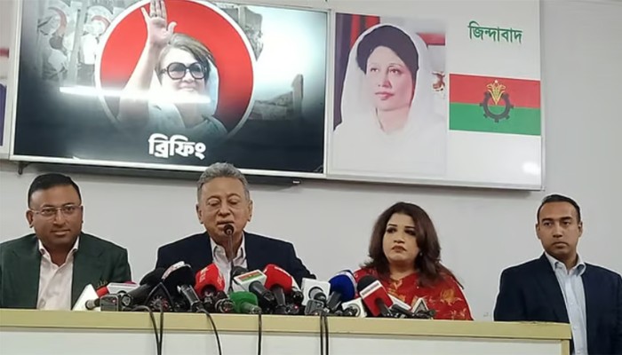 ​জাতীয় নির্বাচনের দিনই গণভোট হতে হবে : আমীর খসরু