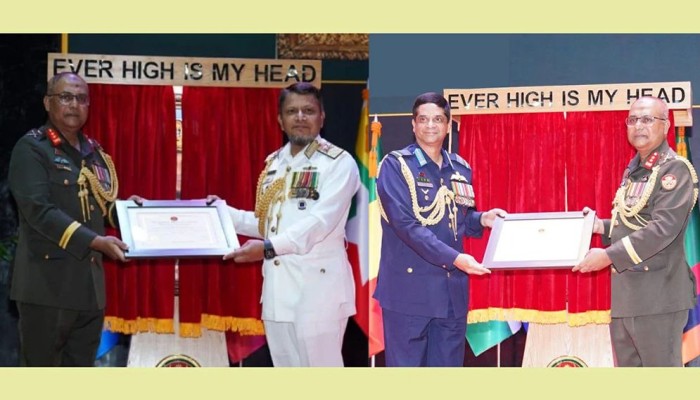 ​বিএমএ ‘হল অব ফেইমে’ বিমান ও নৌবাহিনী প্রধান