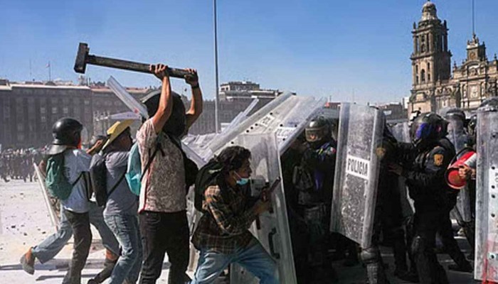 এবার জেন-জি বিক্ষোভে উত্তাল মেক্সিকো