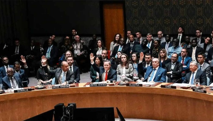 ​গাজায় আন্তর্জাতিক বাহিনী গঠনের প্রস্তাবে জাতিসংঘের সমর্থন