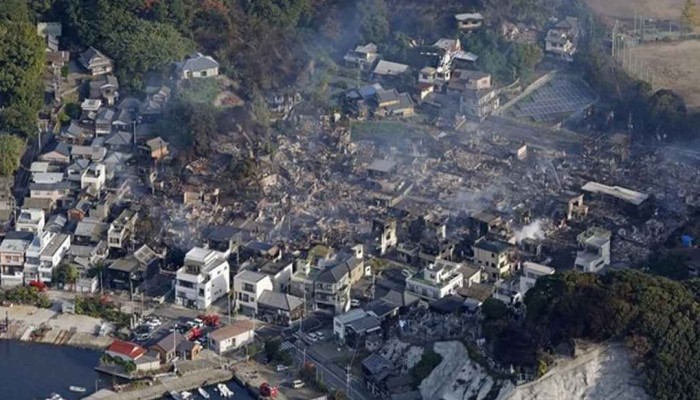 জাপানে এক রাতে ১৭০ ভবনে আগুন