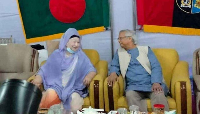 প্রধান উপদেষ্টা ও খালেদা জিয়ার একান্ত আলাপ