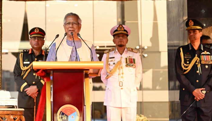 ​নির্বাচন উৎসবমুখর করতে সবাইকে নিয়ে চেষ্টা করার আহ্বান প্রধান উপদেষ্টার