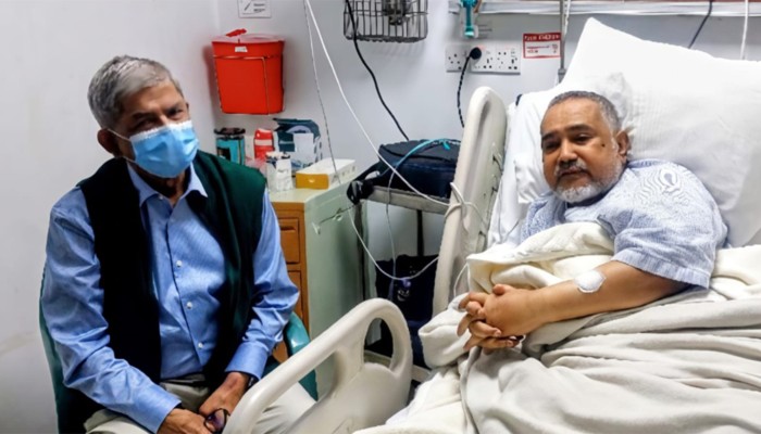 জামায়াত নেতা ডা. তাহেরকে দেখতে হাসপাতালে মির্জা ফখরুল