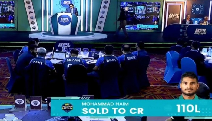 ​বিপিএল নিলাম : কোটির উপরে নাইম শেখ, লিটন পেলেন ৭০ লাখ