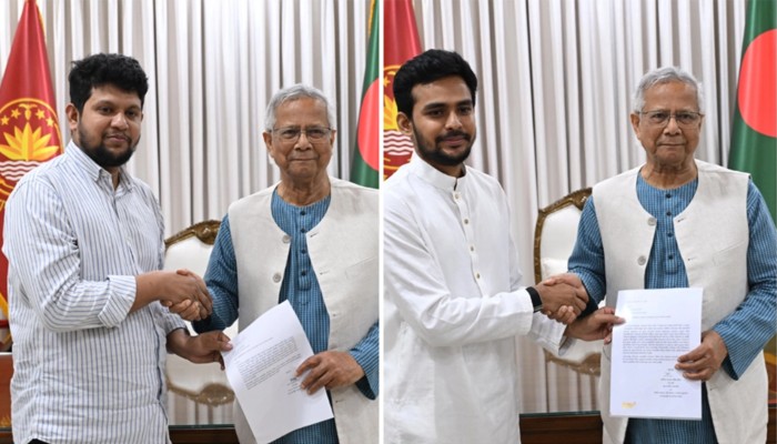 ​উপদেষ্টা পরিষদ থেকে মাহফুজ ও আসিফের পদত্যাগ