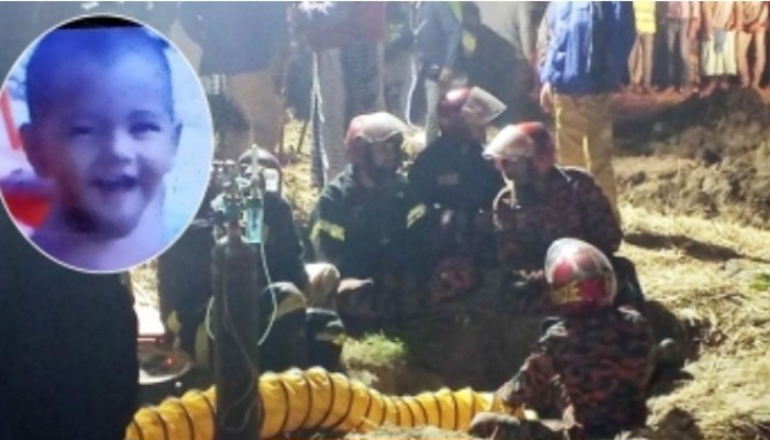 উদ্ধারের পর শিশু সাজিদকে মৃত ঘোষণা