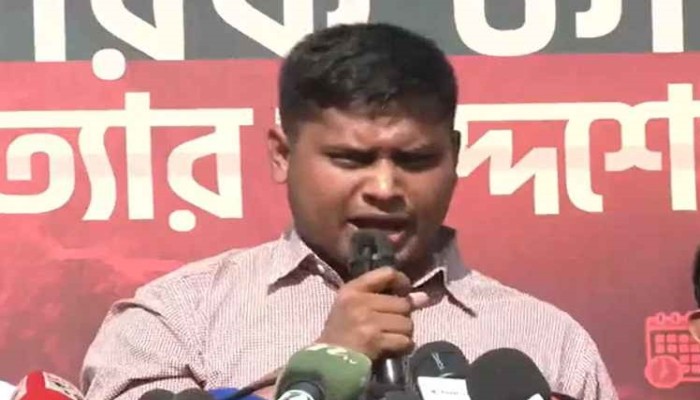 শাহবাগে কড়া হুঁশিয়ারি হাসনাত আব্দুল্লাহর