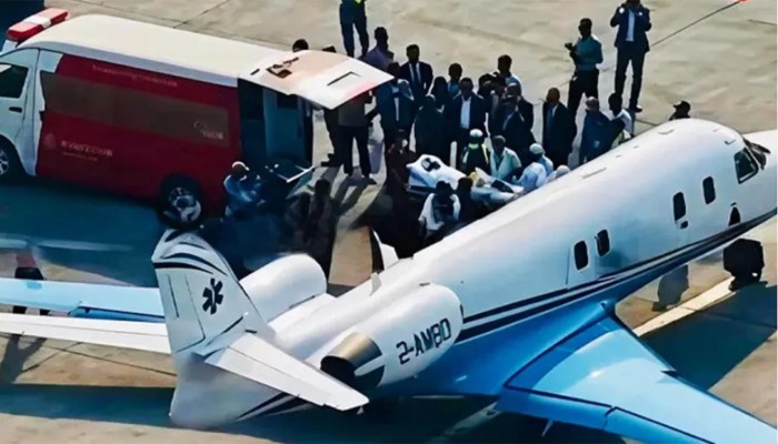​সিঙ্গাপুরে পৌঁছেছে হাদিকে বহনকারী এয়ার অ্যাম্বুলেন্স
