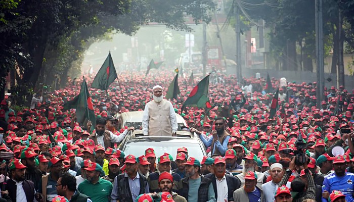 জামায়াতের যুব ম্যারাথনে লাখো নেতাকর্মীর ঢল