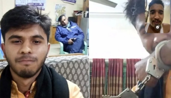 ​থানায় ঘুমন্ত পুলিশের সঙ্গে গ্রেপ্তার হওয়া ছাত্রলীগ নেতার সেলফি