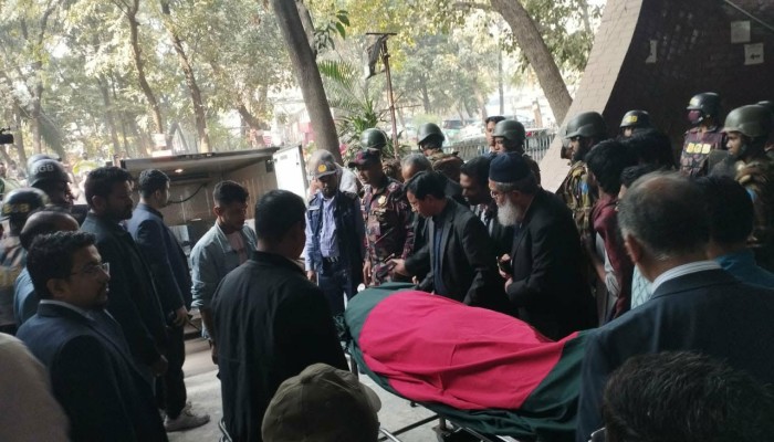 হাদির মরদেহ সোহরাওয়ার্দী হাসপাতালের মর্গে