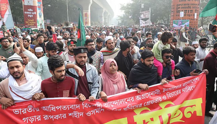 ​‘২২ কার্যদিবসে হাদি হত্যার বিচার না হলে সরকার পতনের আন্দোলন’