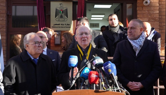 লন্ডনে আনুষ্ঠানিকভাবে ফিলিস্তিনের দূতাবাস উদ্বোধন