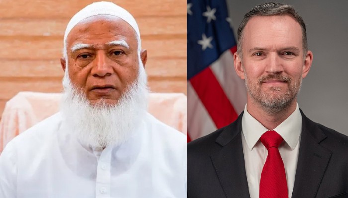 ​জামায়াত আমিরের সঙ্গে যুক্তরাষ্ট্রের বাণিজ্য প্রতিনিধি জেমিসন গ্রিয়ারের বৈঠক