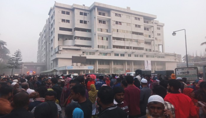 ​ময়মনসিংহ মেডিকেল কলেজ হাসপাতালের আগুন নিয়ন্ত্রণে