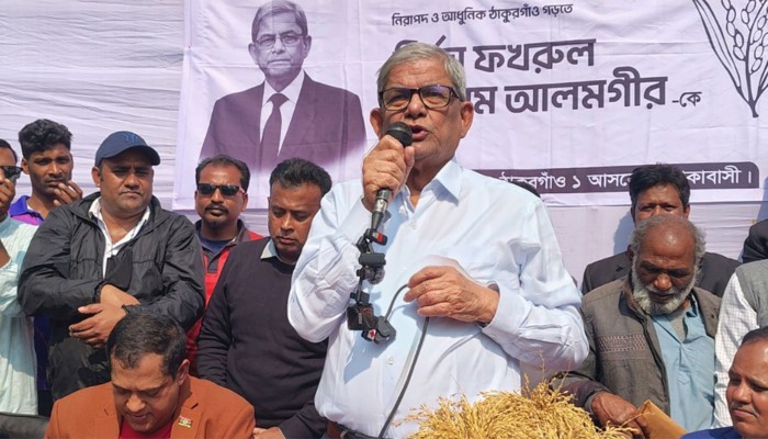 ​বিএনপি সরকার গঠন করলে কৃষকরা সহজেই সার পাবে: ফখরুল