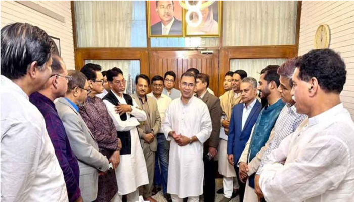 ​তারেক রহমানের সঙ্গে বিভিন্ন আসনে বিজয়ীদের সাক্ষাৎ