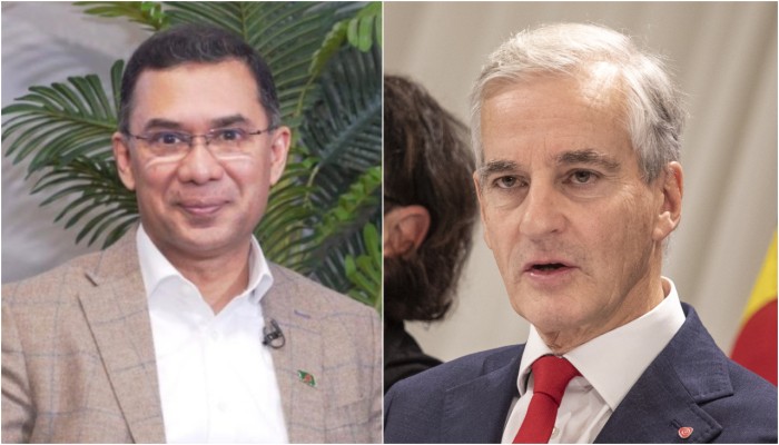 ​তারেক রহমানকে অভিনন্দন জানালেন নরওয়ের প্রধানমন্ত্রী