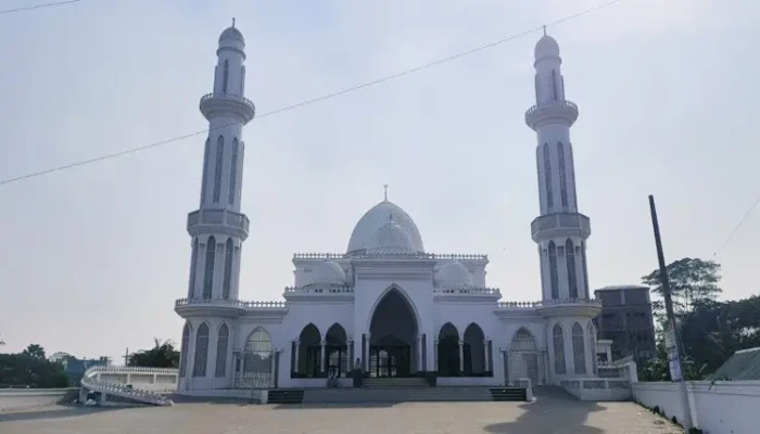 ​দৃষ্টিনন্দন মসজিদ দেখতে দর্শনার্থীদের ভিড়