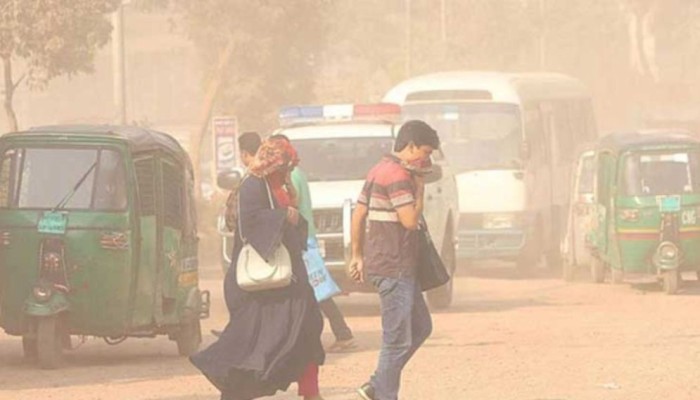 দূষিত শহরের তালিকায় শীর্ষে ঢাকা