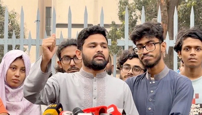 ​হাদি হত্যার মূল পরিকল্পনাকারীদের গ্রেপ্তারের দাবি ইনকিলাব মঞ্চের