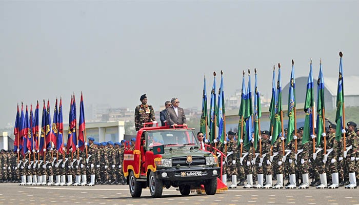 ​স্বাধীনতা দিবস প্যারেড: রাষ্ট্রপতির অভিবাদন গ্রহণ, প্রধানমন্ত্রীর কুচকাওয়াজ পরিদর্শন