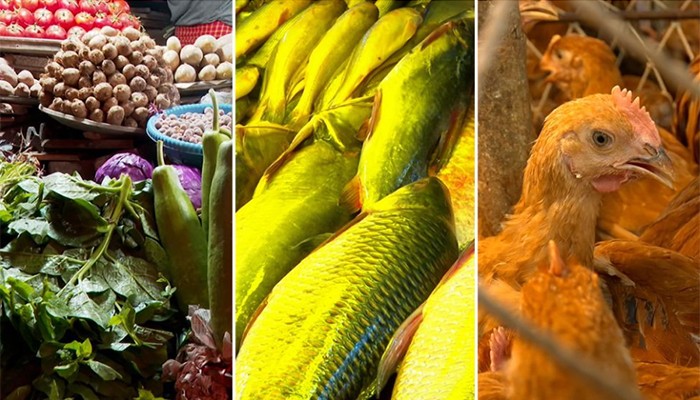 ​সবজিতে স্বস্তি, অস্বস্তি মাছ-মুরগিতে