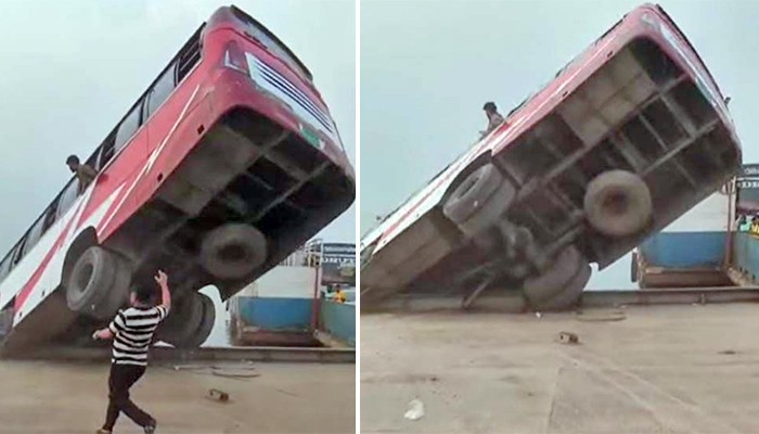 ​পদ্মায় ডুবে যাওয়া সেই বাসের রেজিস্ট্রেশন স্থগিত, মালিককে তলব