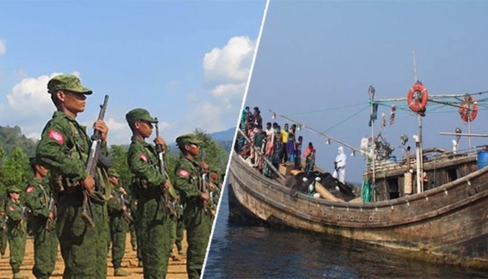 ​নাফ নদী থেকে ১৩ জেলে ধরে নিয়ে গেছে আরাকান আর্মি