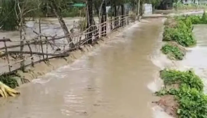 হালুয়াঘাটে টানা বৃষ্টি-পাহাড়ি ঢলে ৬ গ্রাম প্লাবিত