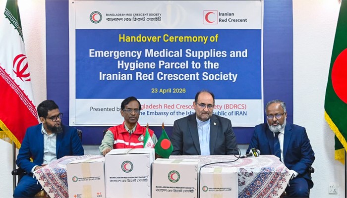 ​প্রধানমন্ত্রীর অনুদানে ইরানে যাচ্ছে কোটি টাকার ওষুধ সামগ্রী