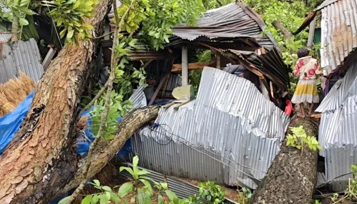 কালবৈশাখীর তাণ্ডবে লন্ডভন্ড ঠাকুরগাঁও