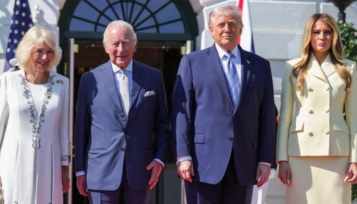 রাষ্ট্রীয় সফরে যুক্তরাষ্ট্রে ব্রিটিশ রাজা-রানি